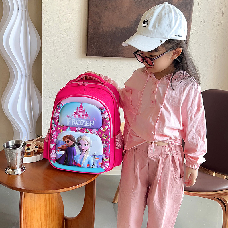 Mochila escolar nueva para estudiantes de primaria, de gran capacidad, de nailon, mochila de jardín de infantes, impermeable de PVC, mochila de Spider-Man