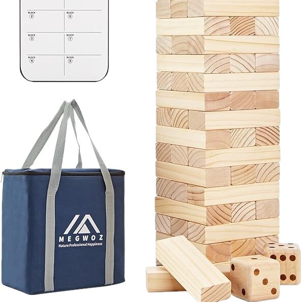 定制跨境地掷球便携袋松木堆叠木板游戏带便携收纳袋Carrying bag|undefined