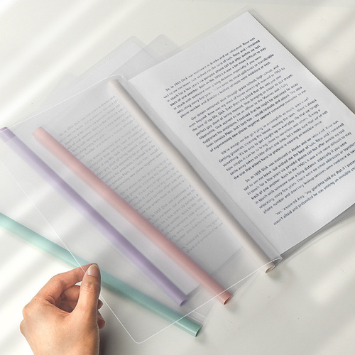 Handle for transparent A4 folder with water drop shape, reinforced pull-out clip folder, resume file holder, wholesale report folder