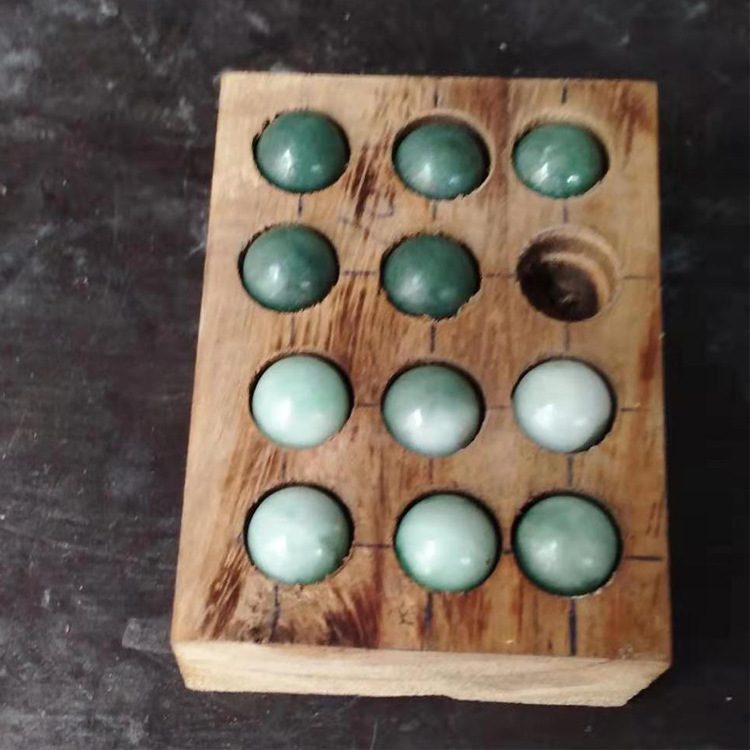 玉珠抛光盘托珠盘多孔木材珠盘羊皮镜面抛光盘牛皮高光洞洞板