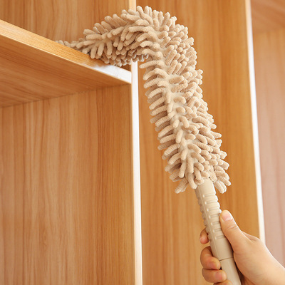 雞毛禅子毯子除塵家用打掃衛生撣子車用掃灰塵撣灰雪尼爾圓頭神奇