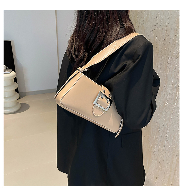 Uformell armhule for kvinner 2024 Ny enkel fransk pinne Fasjonabel vestlig stil Håndholdt pendlerskulder liten firkantet_voghion.com