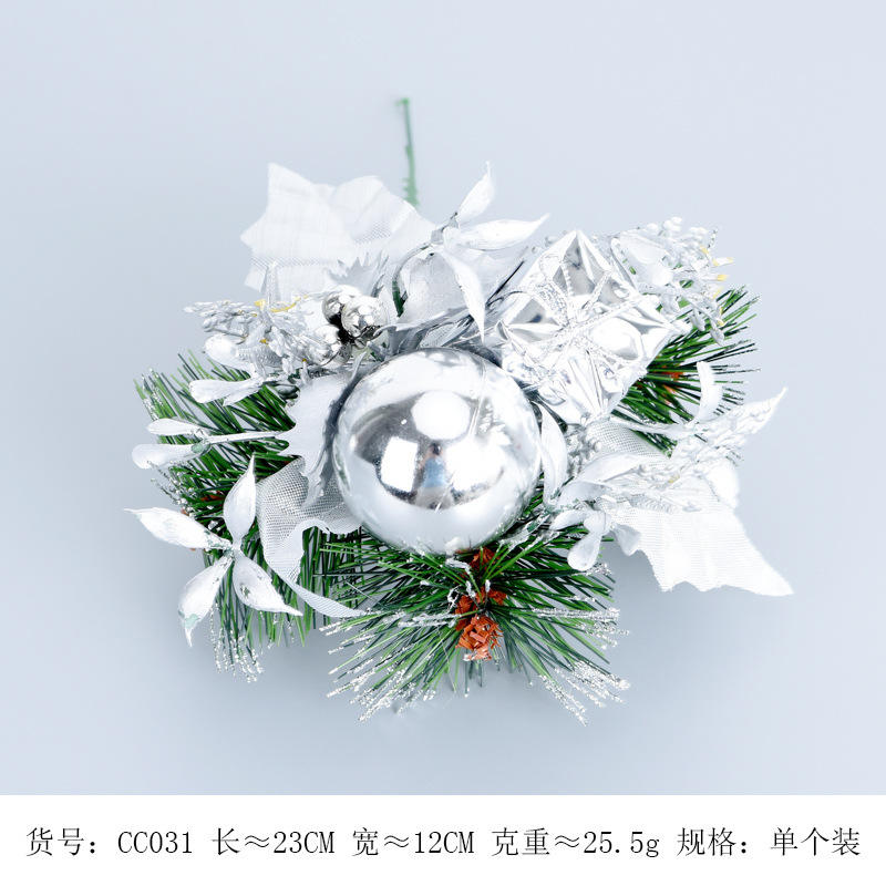 Ramas de pino artificiales navideñas, piñas, corona de árbol de Navidad, decoración de enredaderas, arreglos florales, adornos, suministros para crear ambiente, venta al por mayor