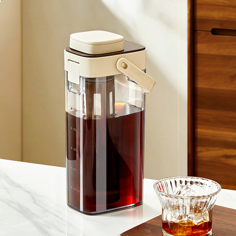 Large Capacity Cold Brew Coffee Pot for Summer, Ice Brew Pot, Cold Brew Coffee Cup, Camping Cold Brew Bottle, Water Jug, Teapot, Ice Brew Cup