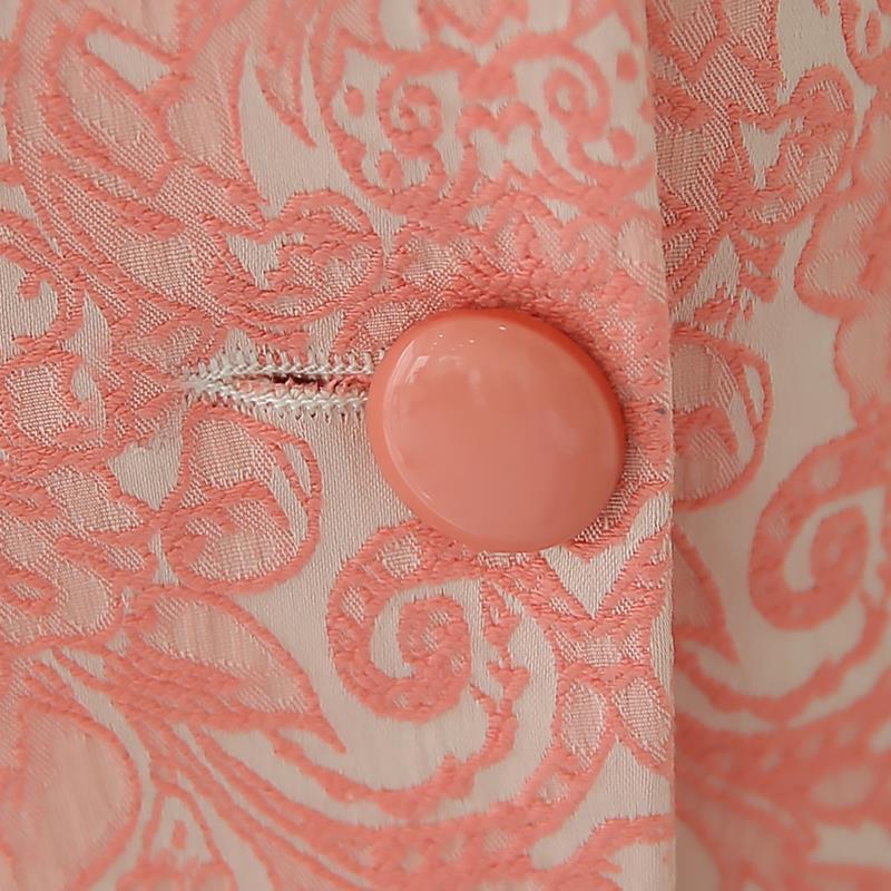 长袖小西装女外套2025春装新款提花韩版修身短西服女装小个子上衣|undefined