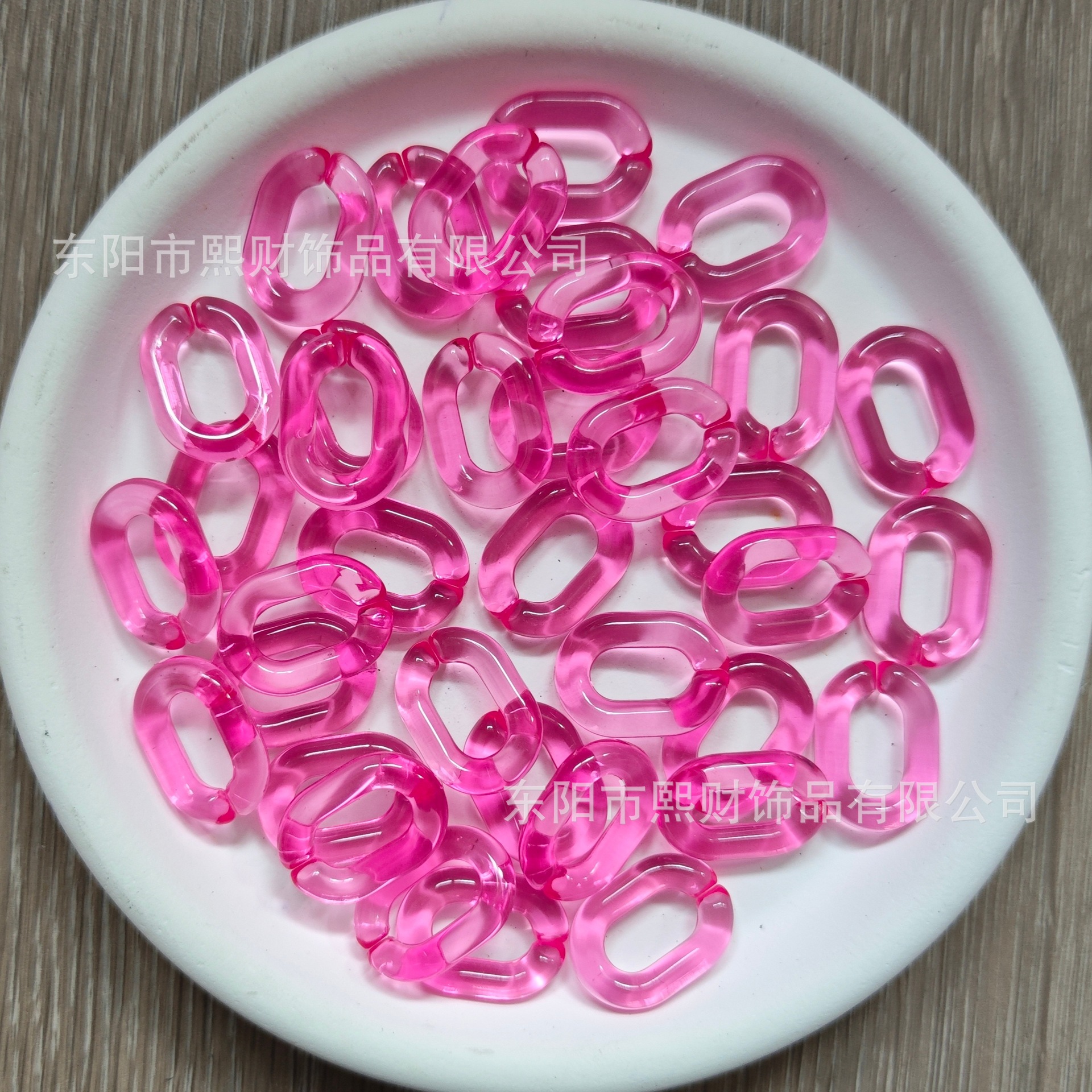 20x14mm color acrílico cadena hebilla anillo llavero bolsa colgante accesorios de la joyería de DIY fábrica al por mayor