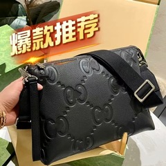 新款单肩斜挎压印字母零钱包欧美大牌收纳精品挂链斜挎包百搭