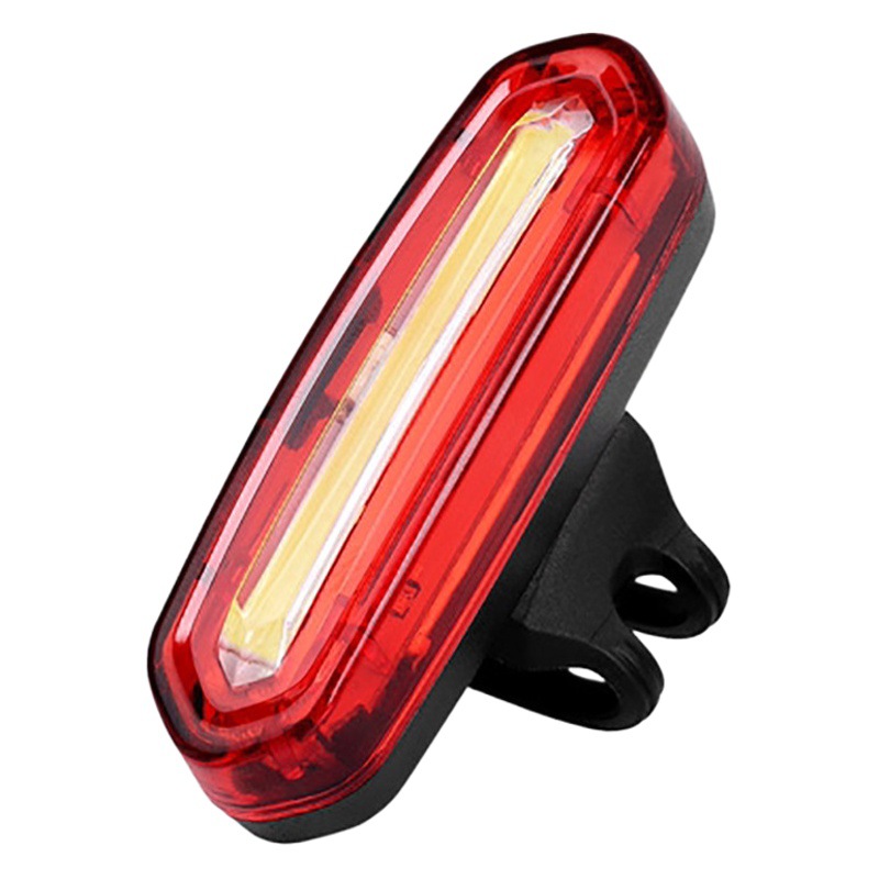 Lobo estrella luz trasera de carga USB COB advertencia Riding resaltar accesorios al aire libre equipo bicicleta