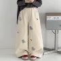 大童女童好看宽松长裤