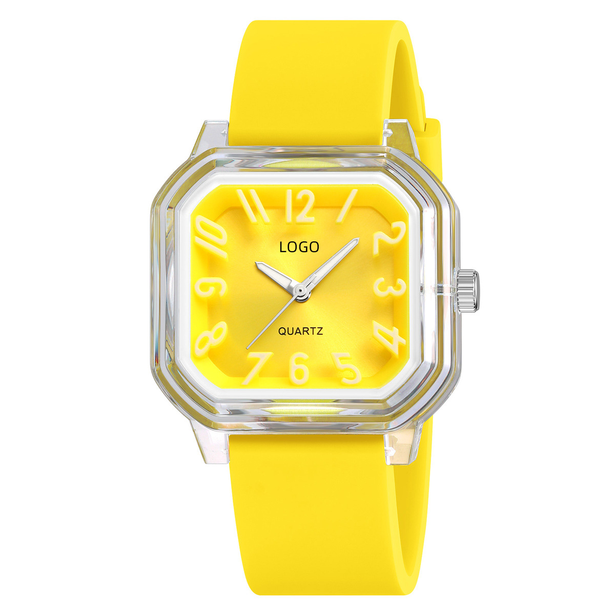 Verano color gelatina pequeña relojes frescos estudiantes de silicona correa de cuarzo impermeable relojes personalizados regalos de vacaciones personalizados