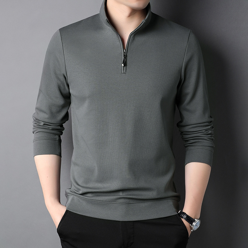 Autumn fashionable comfortable trend sweatshirt with zipper