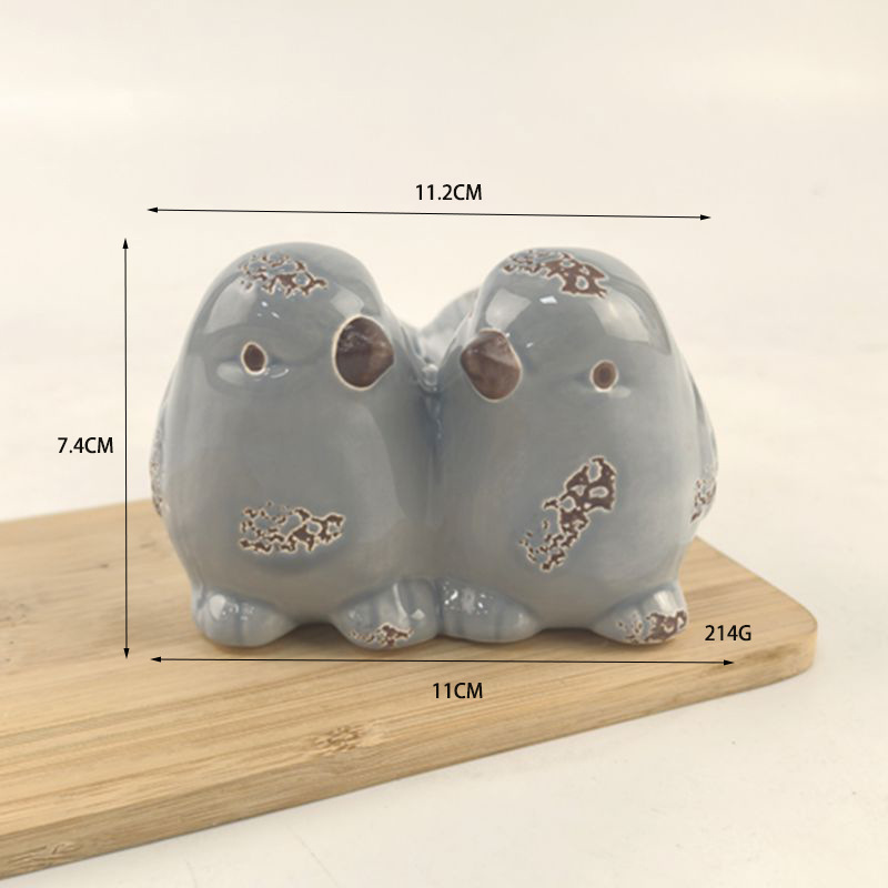 Cerámica americana ornamentos de pájaros decorativos creativos para el hogar escritorio de entrada sala de estar artesanía decoración animal