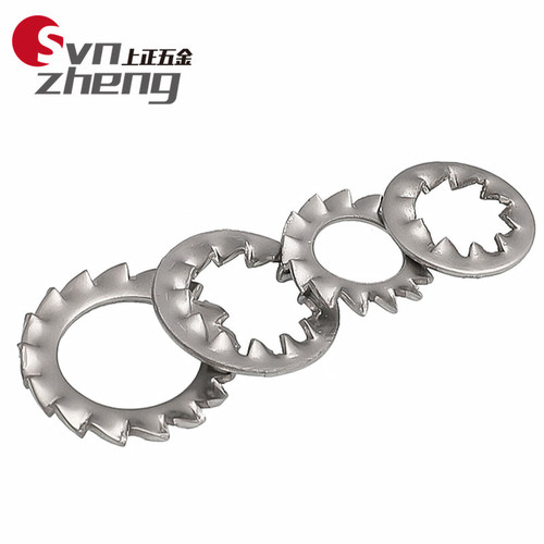 304 stainless steel inner serrated outer serrated locking washer anti-slip stop and anti-loosening washer M3M4M5M6M8-M30