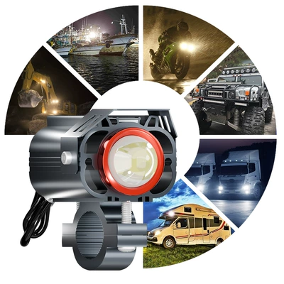 Motorcycle headlights, headlights: Big Face Cat External Electric
