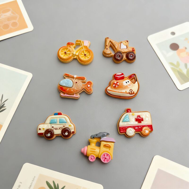 Creative Helicopter Biscuits Food Toys Handmade DIY Cream Glue Resin Accessories Hole Shoes Mobile Phone Case Materials Wholesale