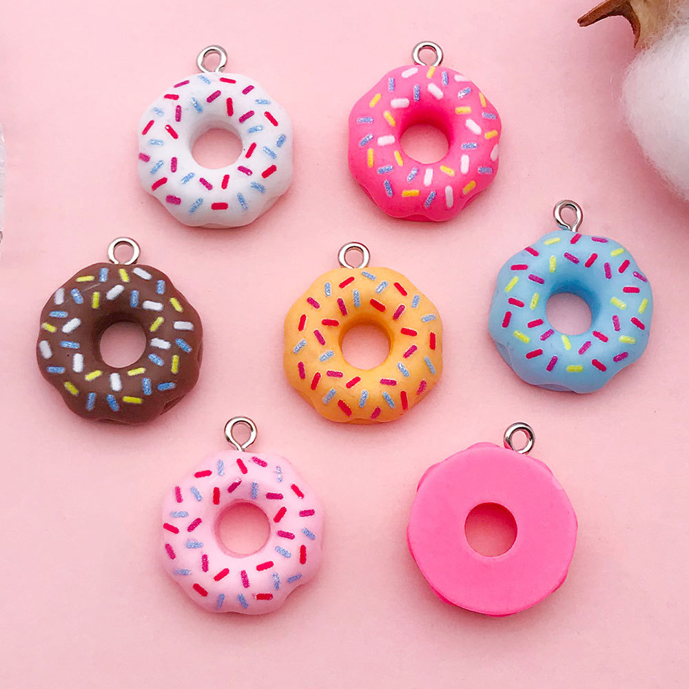 1 Piece Alloy Donuts Pendant display picture 4