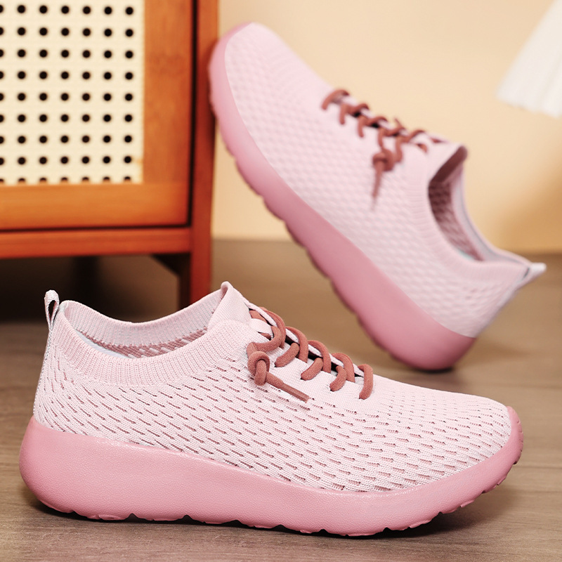 El Jin Seyuan| Zapatos de mujer pareja zapatos casuales de poliuretano zapatos transpirables de mujer zapatos suaves zapatos ligeros de una sola pieza zapatos poco profundos