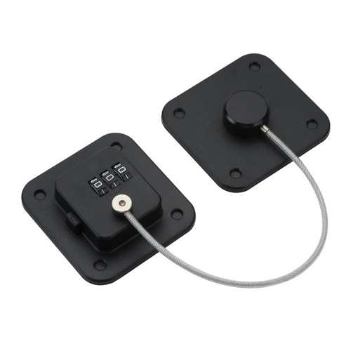 Hole-free refrigerator lock, freezer lock, child safety lock, drawer lock, cabinet door lock, window limiter lock, password lock