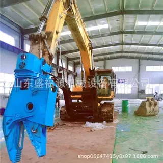废汽车分解工具压车架工程机械可旋转拆车架挖机前端属具压车臂