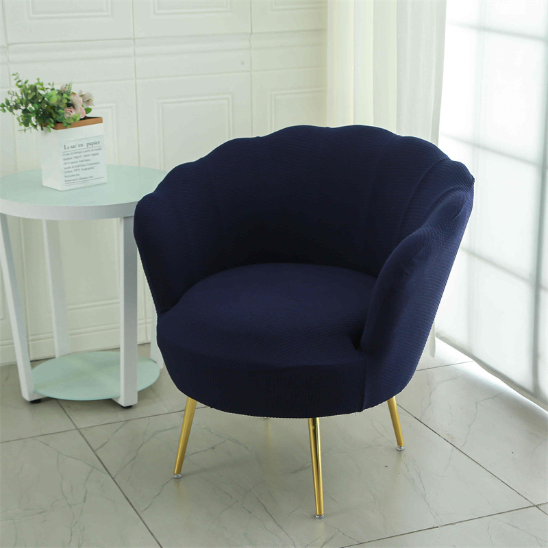 Cubierta de silla de pétalo nuevo jacquard elástico Four Seasons Universal maquillaje silla palillos cubierta arco anti-gato cero