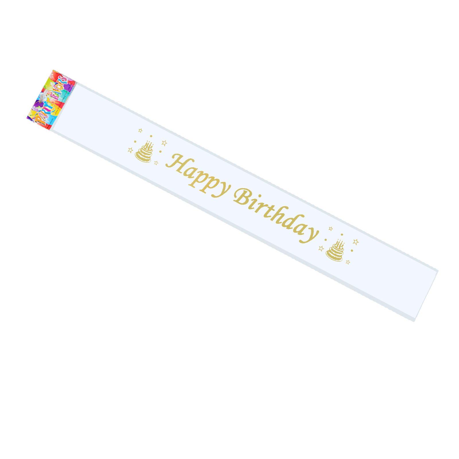 Feliz cumpleaños impresión de serigrafía inglesa correa de hombro para fotos accesorios suministros de fiesta transfronterizos varios estilos de venta transfronterizas