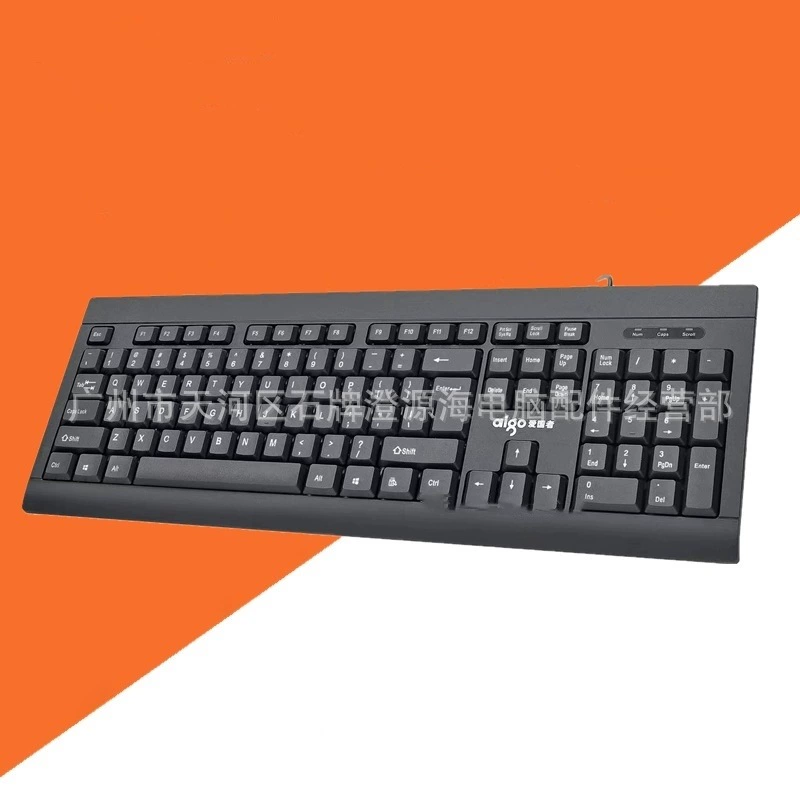 Клавиатура W912 Business Office с проводным интерфейсом USB Home Примечание: Эта настольная клавиатура USB с одним разъемом