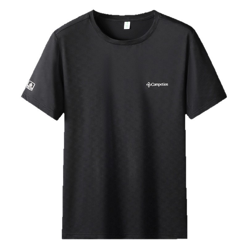 ファットボーイ 2025 ファットボーイ スポーツ カジュアル ラウンドネック 半袖 Tシャツ メンズ プラス ファット サマー アイスシルク クール ランニング|undefined