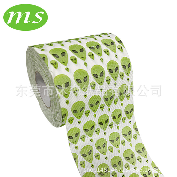 Dongguan manufacturers supply alien tissue printing paper kitchen bathroom wood pulp roll paper soft absorbent paper
