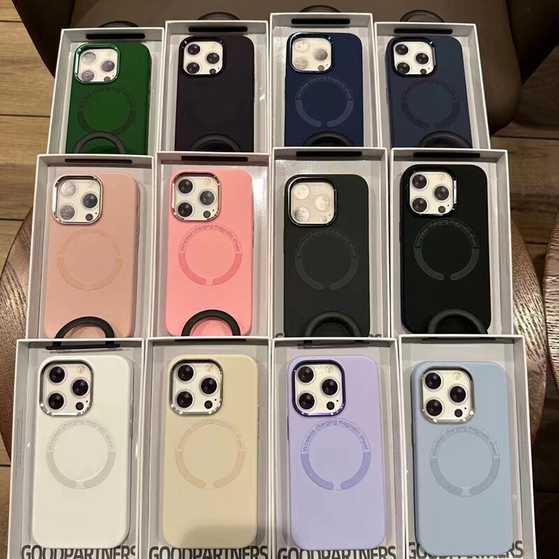Kashi Magnetic Suction Is Suitable for iPhone 17Promax Phone Case, Metal Liquid Silicone Case for Apple 15/16