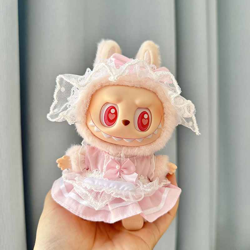 服のみ】第二世代ブラインドボックス ラブブ服 エポキシ樹脂製顔飾り ラブブ シットシットパーティーシリーズ ベビー服 可愛い|undefined