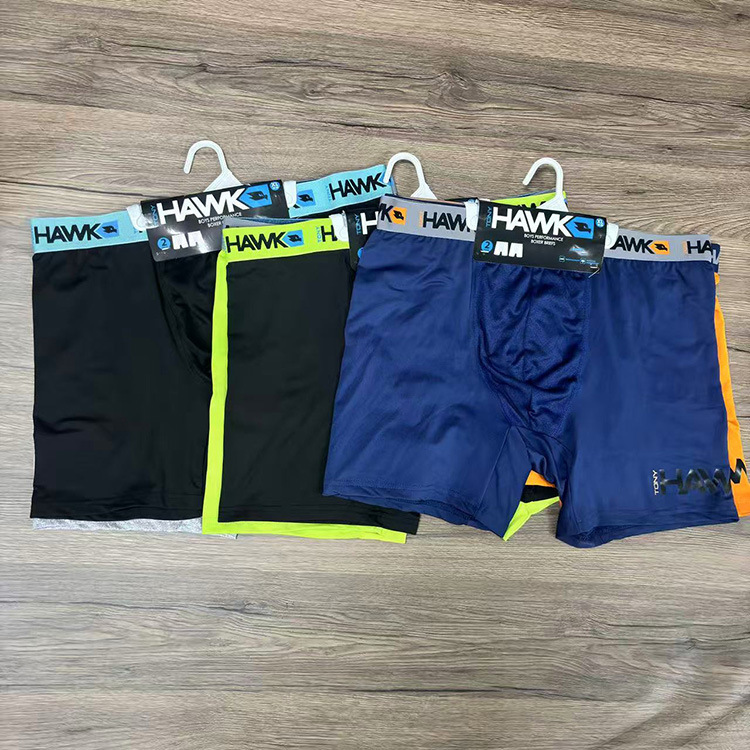 Foreign Trade Original Men's Comfortable and Breathable Boxer Briefs Set, Men's Quick-Drying Shorts, Loose-Fitting Men's Boxer Briefs