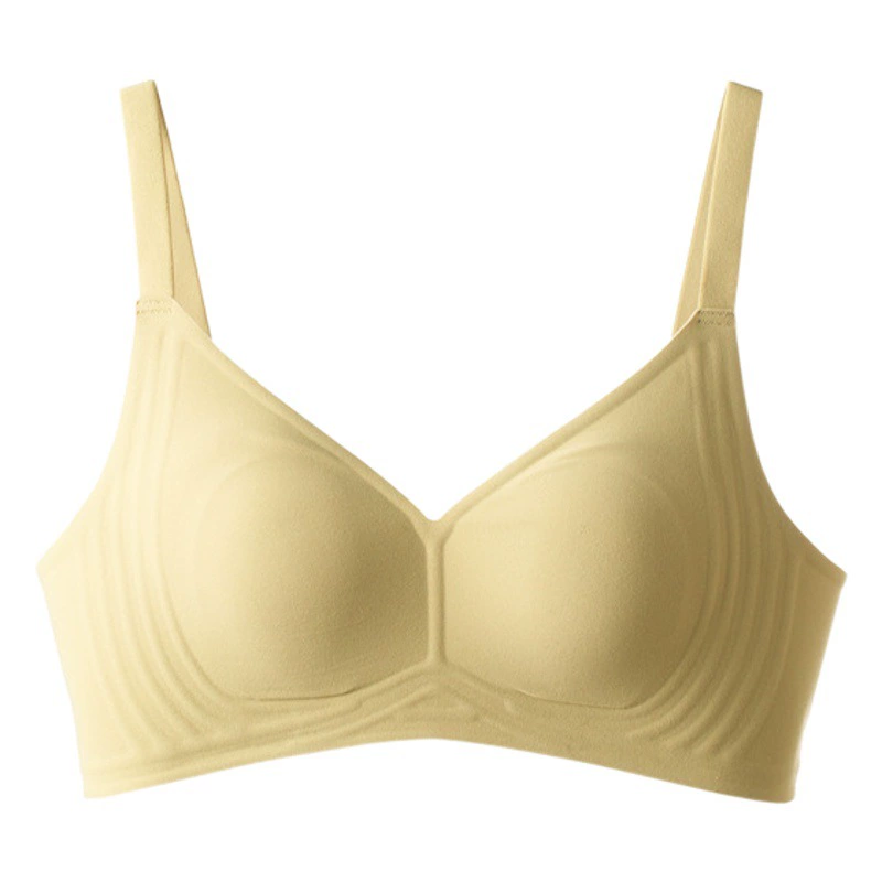Осенне-зимний горячий шлифовальный бесшовный бюстгальтер с желе, женский бюстгальтер без стального кольца, бюстгальтер с мягкой поддержкой оптом, удобный