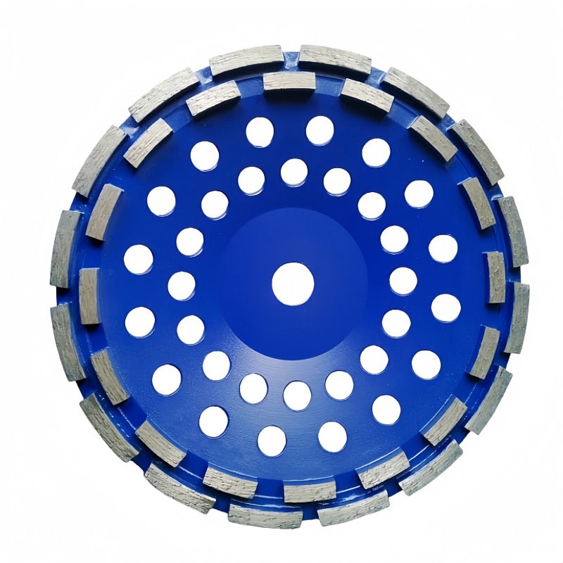 230磨混凝土大理石花岗岩4.5寸（115mm）双排刀头金刚石磨轮