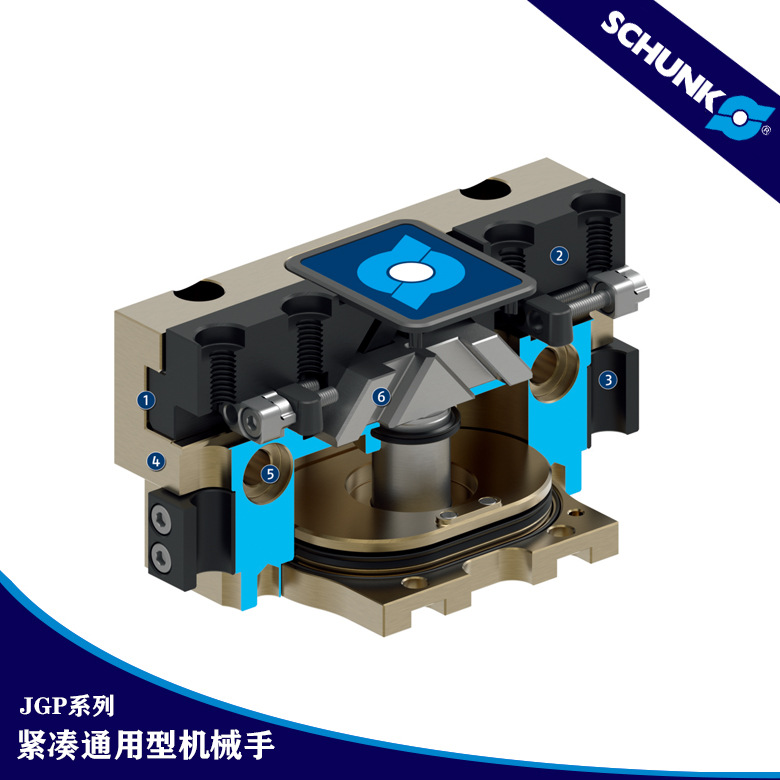 SCHUNK 雄克	308651  JGP 125-1-AS	308961  JGZ 160-1-AS