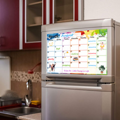 a3 erasable monthly and weekly schedule magnetic soft whiteboard calendar stickers refrigerator stickers memo message board schedule set