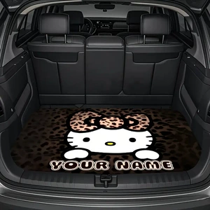 Hello Kitty avtomobil döşəmə matı, kirə davamlı, aşınmaya davamlı, sürüşməyən baqaj matı