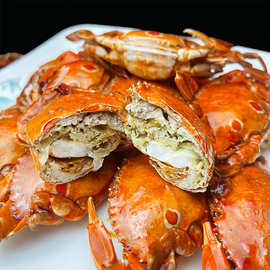 麻辣海螃蟹海鲜熟食即食麻辣小海鲜即食螃蟹