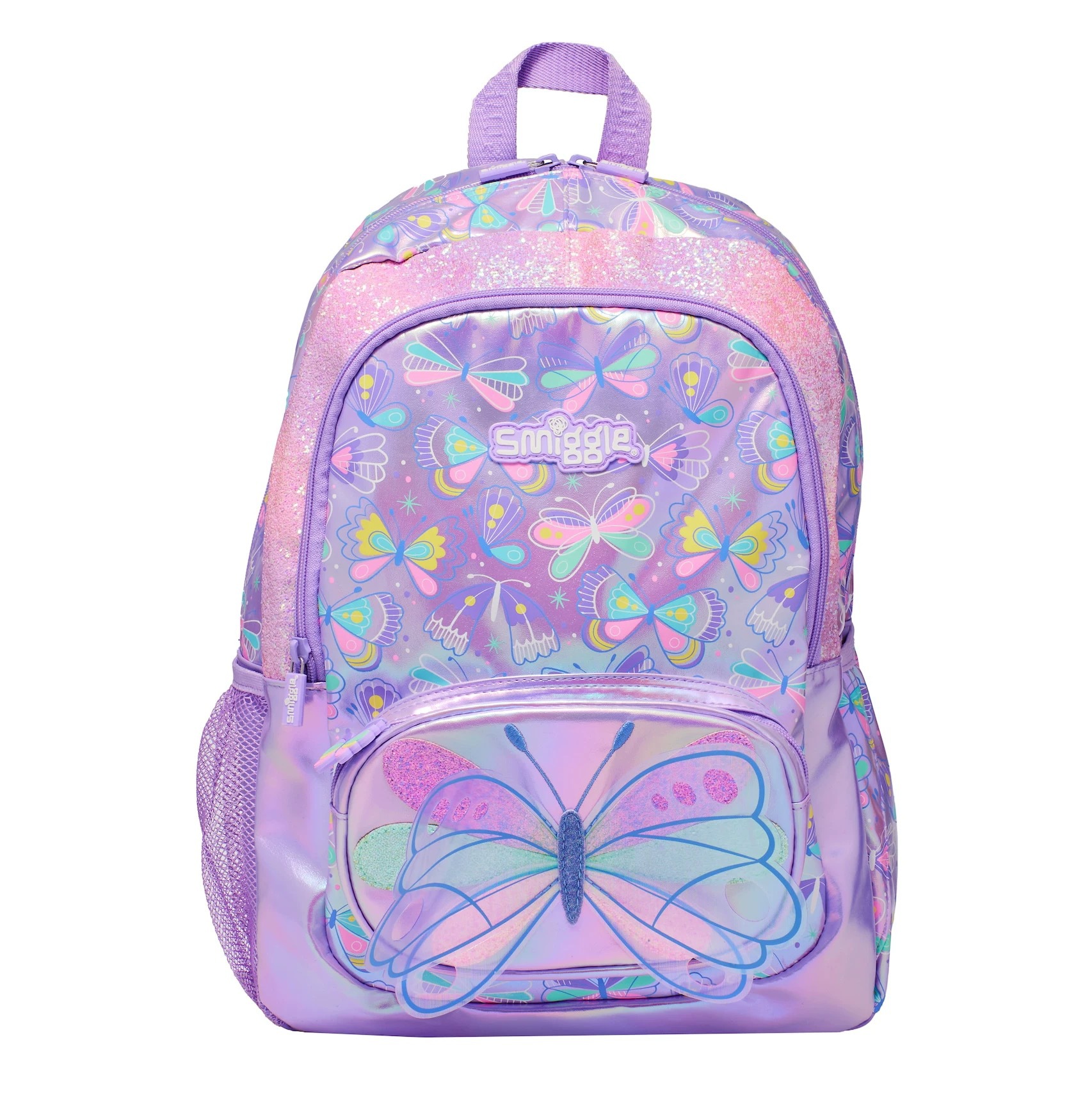 Smiggle grande kt Stitch mochila de gran capacidad de descompresión de doble hombro de dibujos animados