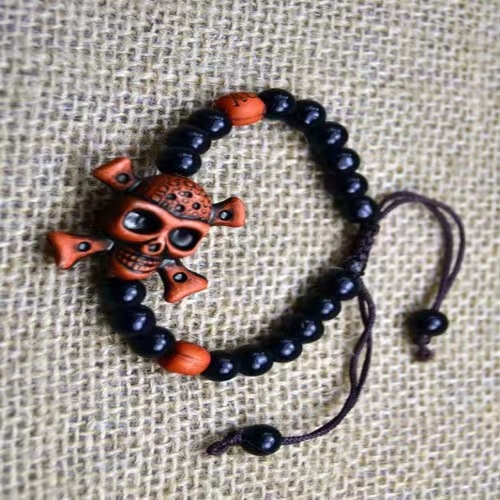 Heißer Verkauf Halloween Party Handarbeit Gewebt Kürbis Neue Schädel Halloween Armband, Halloween Geschenk_voghion.com