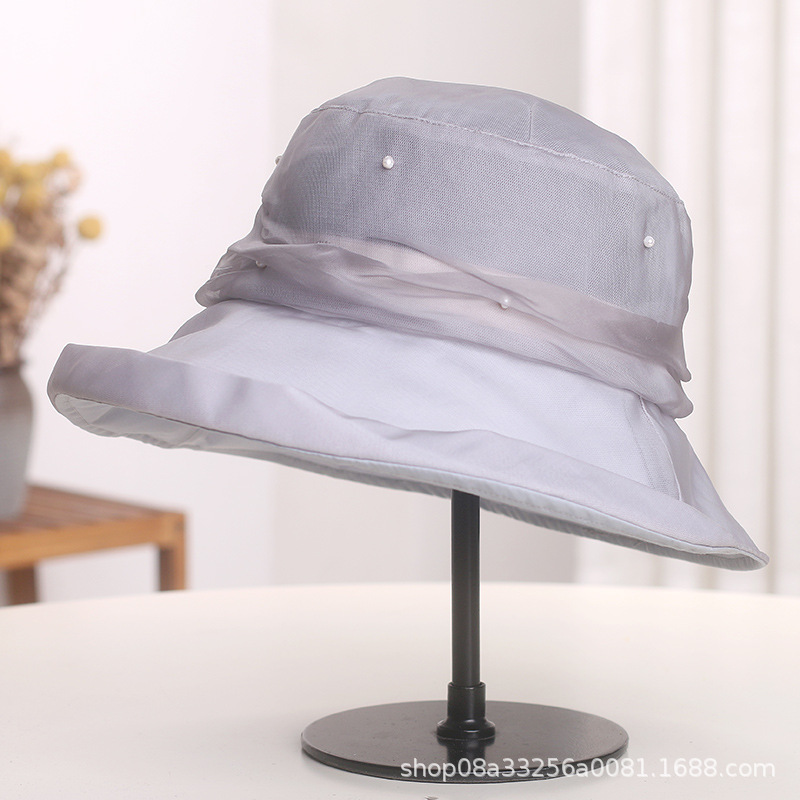 Spring summer silk elegant hat solar-powered