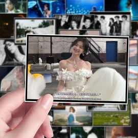 126张白鹿贴纸高清氛围感图片励志文案创意diy装饰桌面墙面贴纸