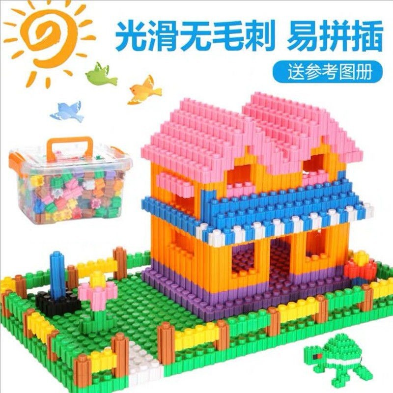 Juguetes educativos para niños Variedad de bloques de construcción de diamantes Pequeñas partículas ensambladas de plástico Desarrollo intelectual niña niño jardín de infantes