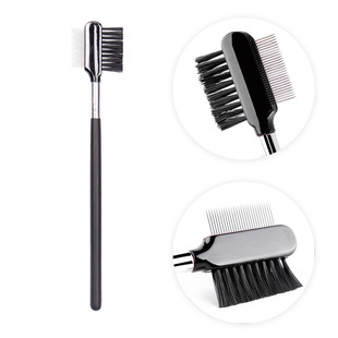 Steel needle eyebrow comb stainless steel eyebrow comb dual-purpose double-headed brush eyebrow brush eyebrow brush cross-border for Amazon
