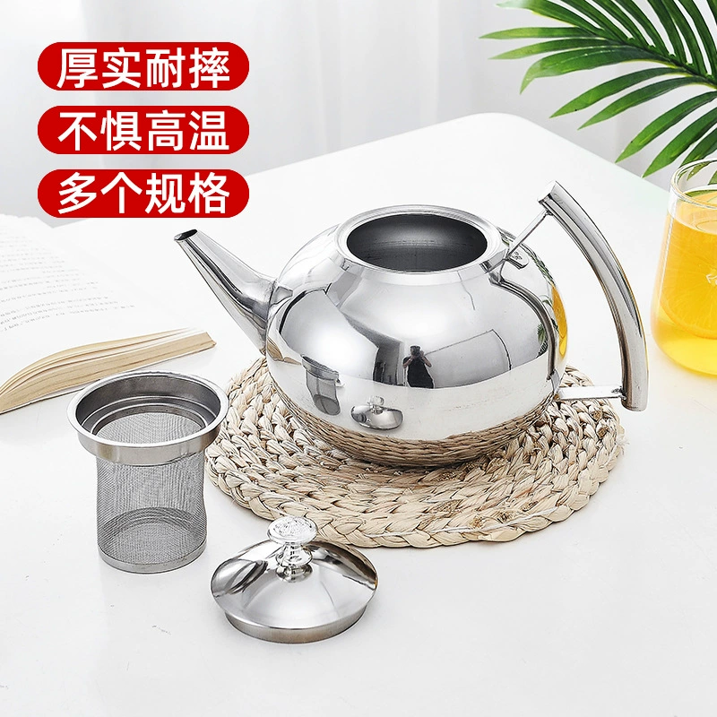 Teapot stainless steel, electromagnetic flavored tea for living room