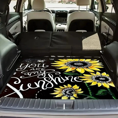 Wear-Resistant Car Floor Mat — Avtomobil döşəmə paspasları - jq-trunk-mat-8-75100cm