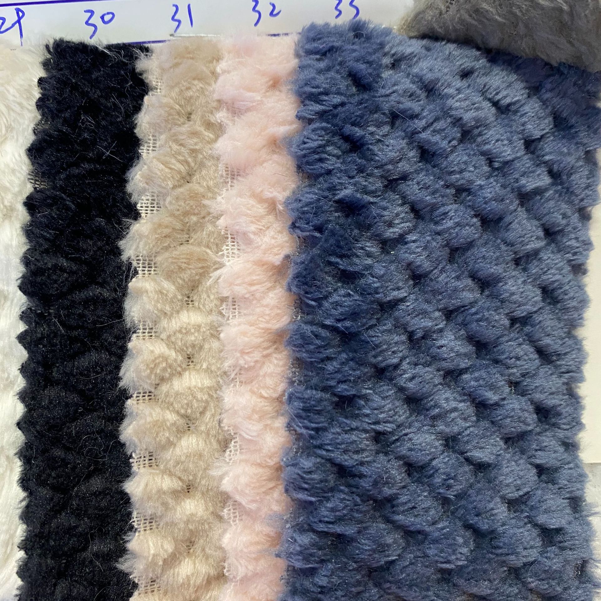 Inventario 260G de doble cara de brida de tela de peluche de doble cara de babé mantas para bebés pijamas tela de peluche