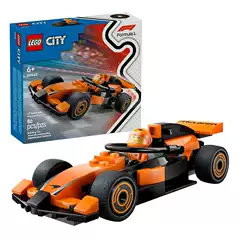 LEGO City 60442 F1 Racer & McLaren Race Car Building Toy Set for Kids, New