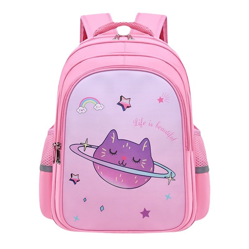 Estudiante de escuela primaria mochila de dibujos animados para niños mochila hombro protección de la columna vertebral reducción de la carga al por mayor logotipo impreso hombres y mujeres mochila