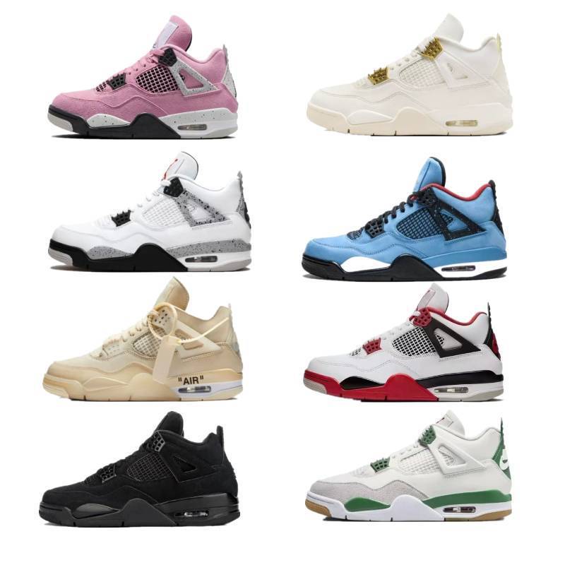 Putian shoes for cross-border sales: AJ4, Sapphire Black Cat, Black and Gray, White Cat, Black and White Panda, non-slip and wear-resistant basketball shoes for men and women Putian shoes for cross-border sales: AJ4, Sapphire Black Cat, Black and Gray, White Cat, Black and White Panda, non-slip and wear-resistant basketball shoes for men and women