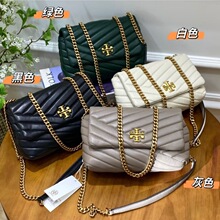 TB新款时尚流行单肩斜挎包INS潮流真皮复古腋下包女包羊皮链条包